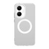 Magnetic Adsorption Wireless Charge Clear Case For Xiaomi Poco F7 Transparent Phone Case Poco F7 Case For Poco F7 Pro F7 Ultra