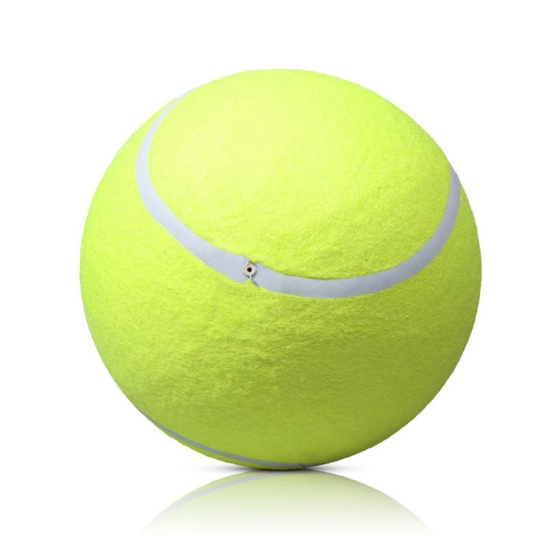 24cm Inflatable Tennis Ball: Festival Activity Gift & 9.5-Inch Pet Chew Toy