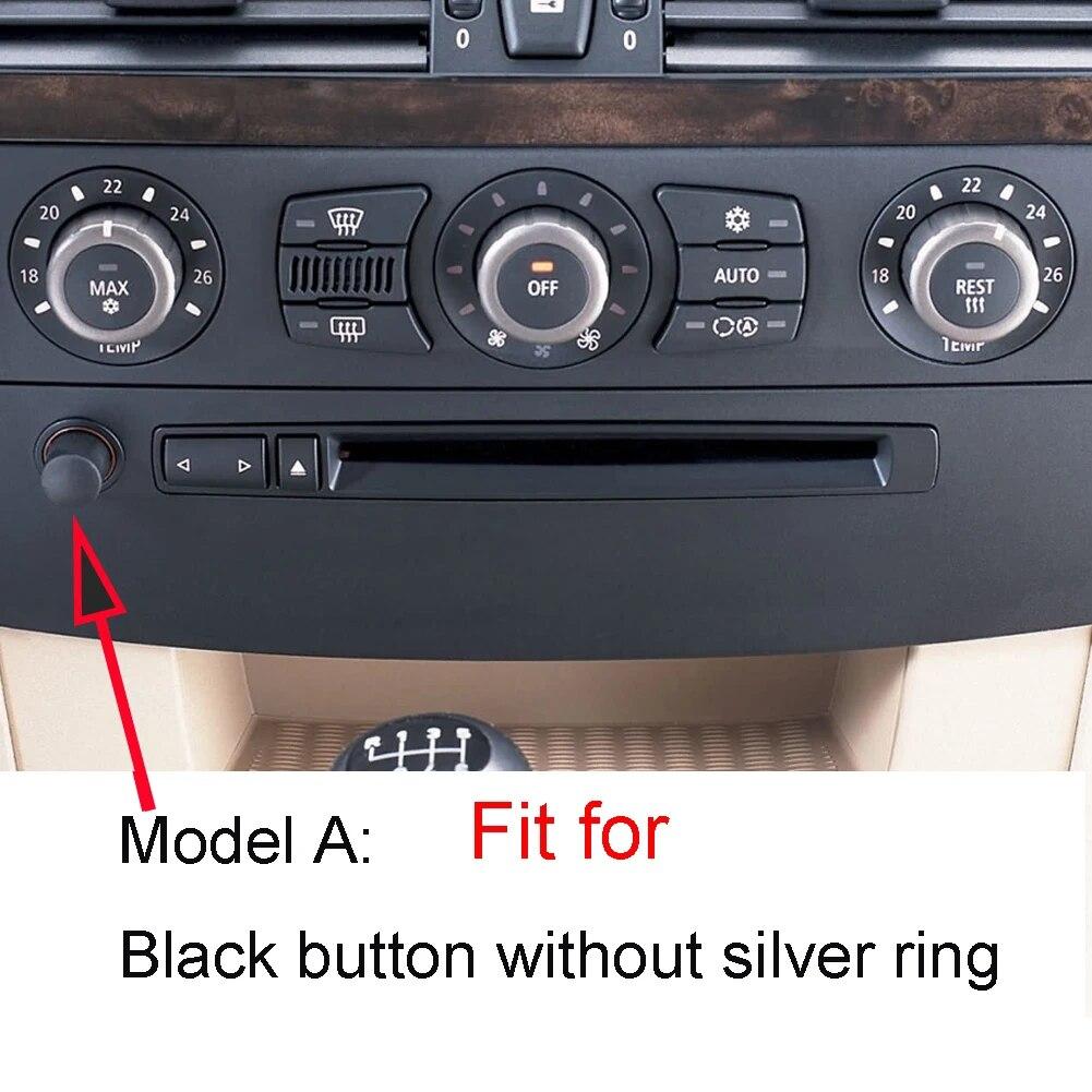 Auto Středová konzola ovládání hlasitosti knoflíku klimatizace kroužek tlačítka nálepka na rámeček pro BMW řady 5 E60 E61 rok výroby 2004-2010