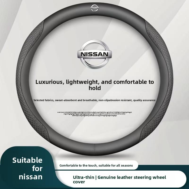 Yxkpz10 Für Nissan Lenkradabdeckung Xuan Yi Qi Jun Xiao Ke Tian Lai Qi Da Lan Niao Lou Lan Jin Ke Sunshine echtes Leder Cover