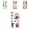 Exquisite Anime Mini Tattoo Aufkleber mit charmanten Zeichentrickfiguren für einen einzigartigen Ausdruck