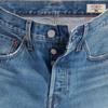 Levis Shorts Casuales de Tiro Alto Selvedge 501 para Mujer/Damas
