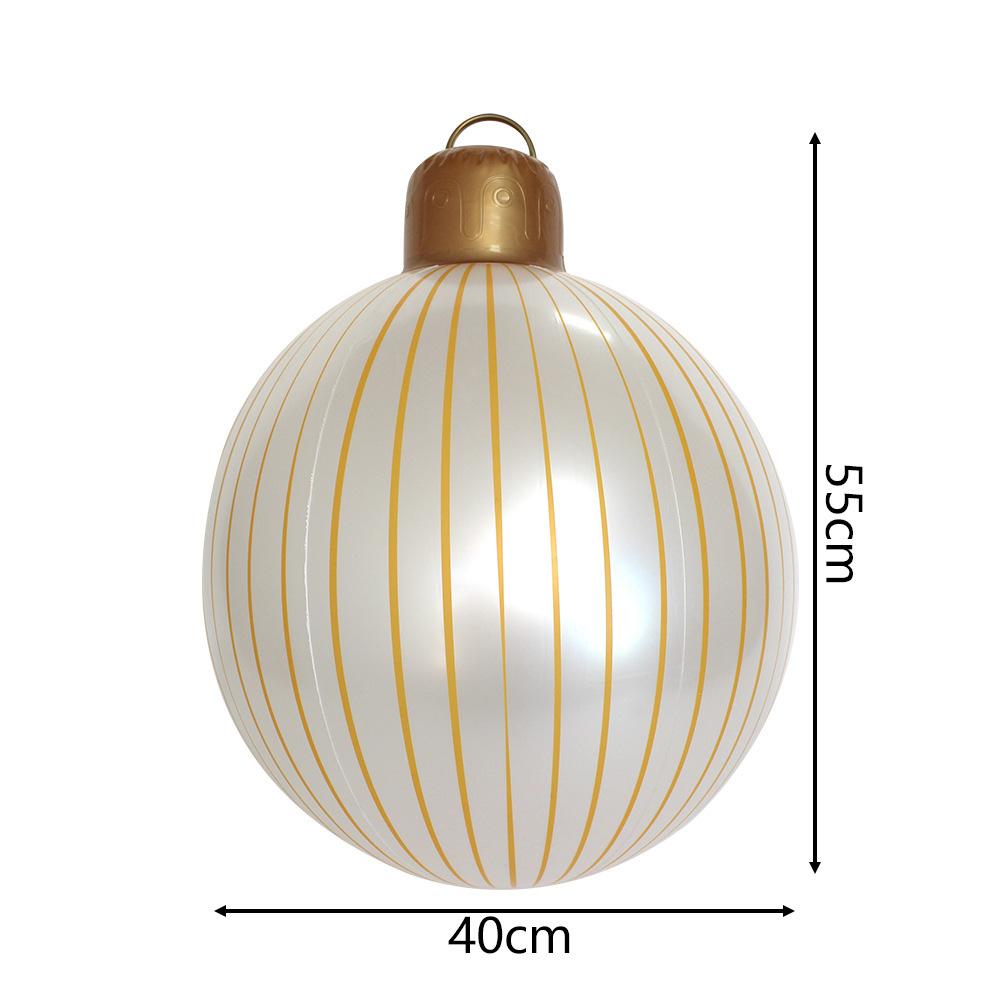 

Inflatable Christmas Ornaments,Christmas Indoor and Outdoor Decor Balls,Holiday Decorations Yard Tree Decoration 22inch