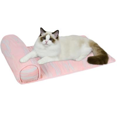 Bidason Pet Cooling Bed Cushion 9 Colors Cute Soft Pillow Included Dog Cat Lightweight Cooling Sheet Cooling Heat Protection Comfortable Washable