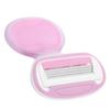 Women Manual Body Hair Shaver Trimmer Portable Face Leg Hair Removal Tool Epilator Pink