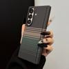 Custodia per telefono antiurto con texture in fibra di carbonio per Samsung Galaxy Z Fold 7, Cover protettiva magnetica invisibile per ricarica wireless