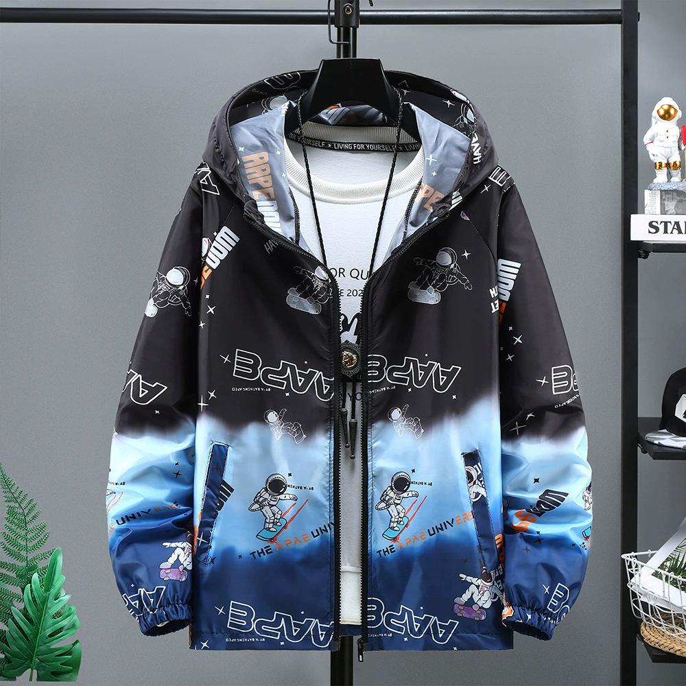 Summer Printed Sun Protective Clothing For Men Outdoor Quick Drying S-5XL