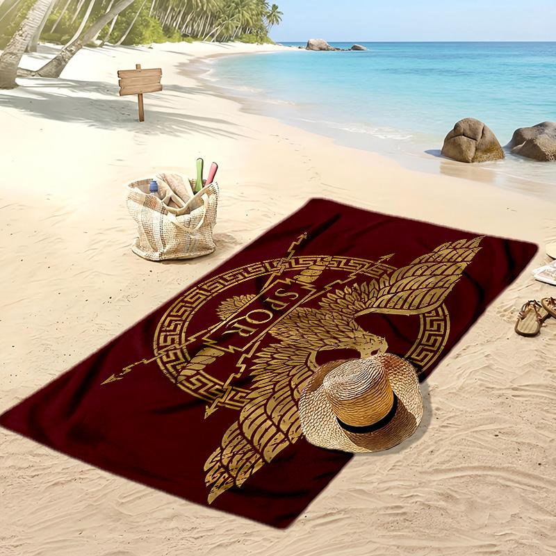 Roblox Bedrucktes Strandtuch Schnelltrocknend Weiches Handtuch Tragbar Große Rechteckige Stranddecke für Reisen Schwimmbad