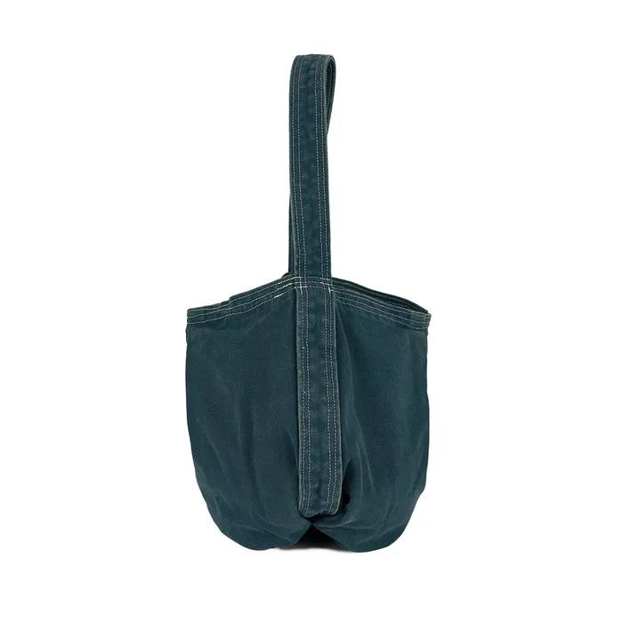 _Two Dot Canvas Bag (Washed Blue)