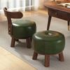 Rotating Backrest Dining Stool  Easy-Clean Study Stool Wear-Resistant Sofa Coffee Table  Thickly Padded Shoe Bench