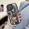 Watamote K-Kuroki T-Tomoko Leather Phone Case For IPhone 16 15 14 13 12 11 Pro Max Plus Shockproof Cover