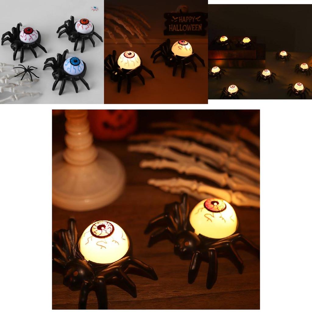Halloween Eyeball Light European Style Spider Led Candle Party Decoration