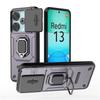 For Xiaomi Redmi 13 Case Luxury Ring + Movable Window Back Cover Armor Case For Xiaomi Redmi 13 Redmi13 Phone Case