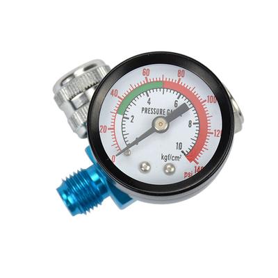 Car Digital Spray Paint Gun Regulator Air Pressure Gauge 1/4inch HVLP Compressor