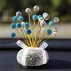 Self-adhesive Sticker Car Mounted Bling Vase Bling Design Full Star Dashboard Decoration  Women's