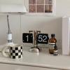 Quartz Movement Quartz Time Clocks Internal Gear Operated Metal Desk Flipping Clock  Bedroom