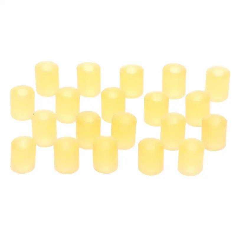 20Pcs Electric Guitar Pickup Height Spacers, 3mm ID 6mm OD 12mm Length Elastic Bushings , Shock-Absorbing Rubber Grommets