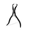 1 PC 5.5 Inch Silver Stainless Steel Clamp Hair Extension Plier with Two Hook Keratin Hair Extensions Removal Tools