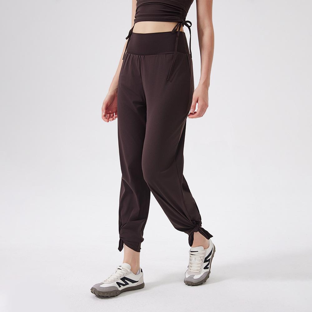 Sweatpants New High-waisted Belly Leggings Sports Loose Straight-leg Pants Women's Quick-drying Running Fitness Pants Yoga Pants