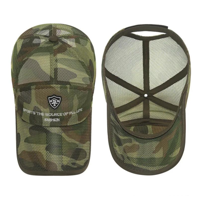 Summer Breathable Mesh Anti-Uv Golf Baseball Cap Sunhat Outdoor Men Womens Tennis Running Hiking Sports Cap Fast Drying Quick Dry Visors