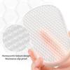 Honeycomb Anti-Slip Heel Half Insoles for Men & Women, Self-Adhesive Shock Absorbing Comfort Heel Pads to Relieve Heel Pain