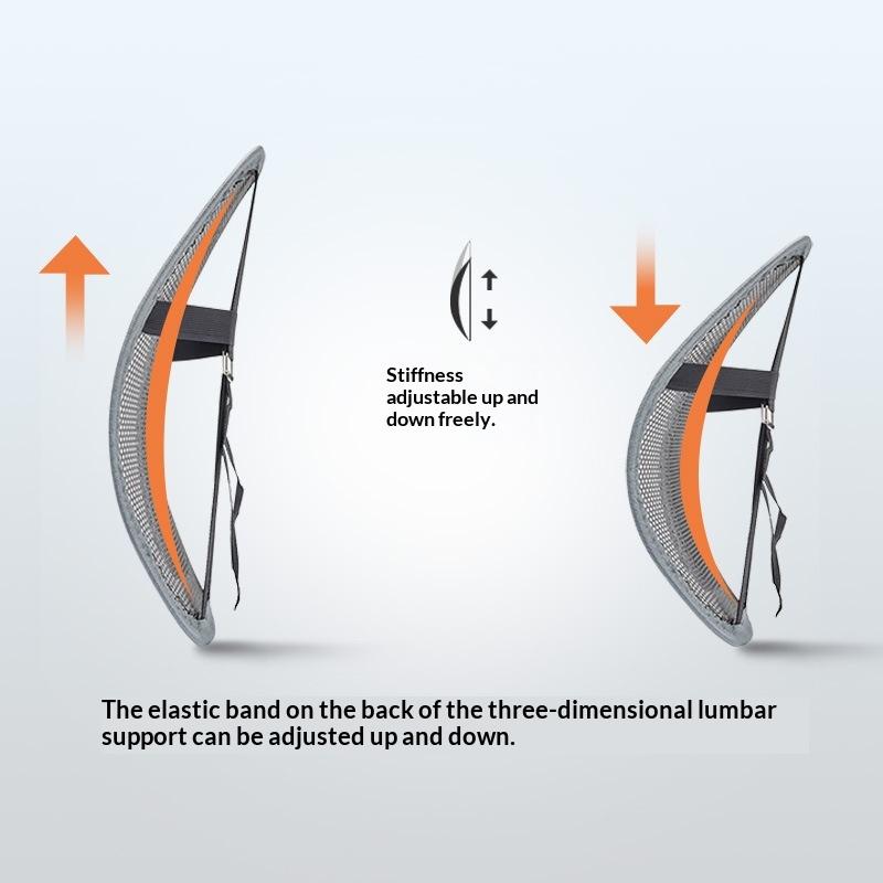 Car Seat Chair Back Cushion Ventilate Mesh Lumbar Back Brace Car Seat Chair Cushion Office Home Massage Back Cushion Universal