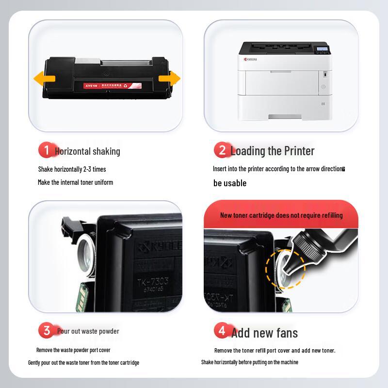 Compatible Kyocera TK-7313 Black Toner Cartridge