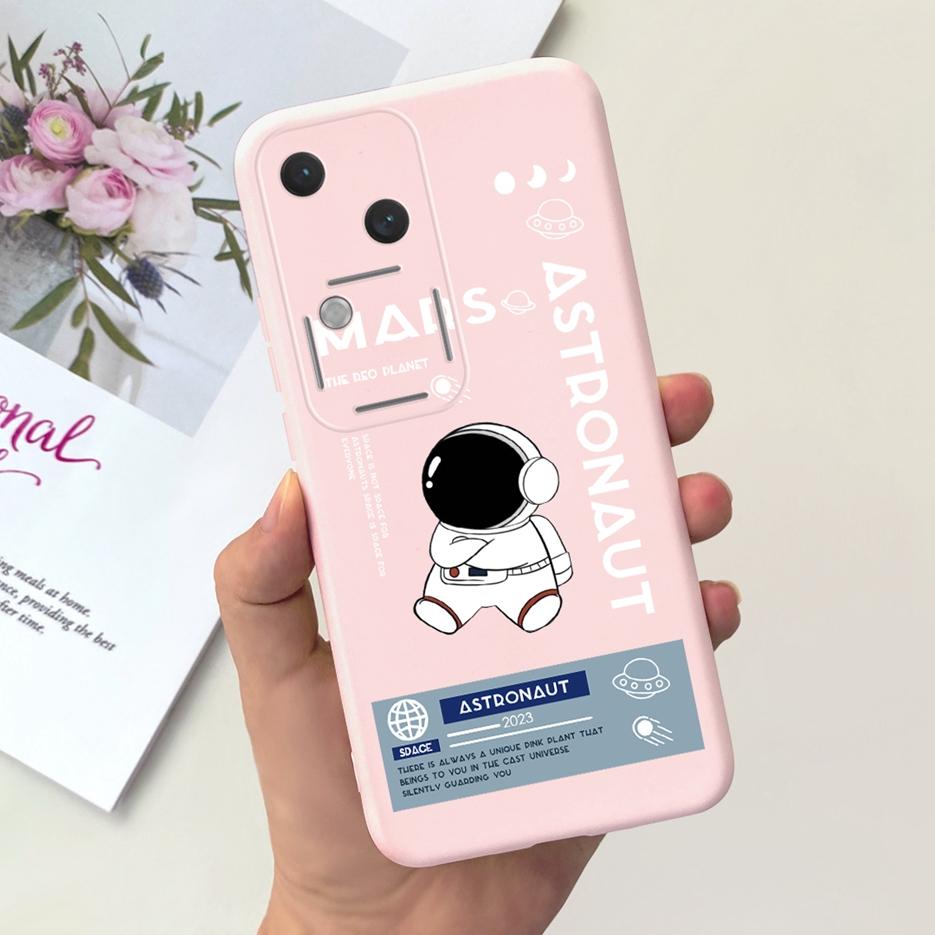 For Vivo V30 Pro Case V2319 Cute Fashion Cartoon Back Cover 6.78'' Soft Silicone Phone Case For Vivo V30 V 30 Pro VivoV30 Bumper