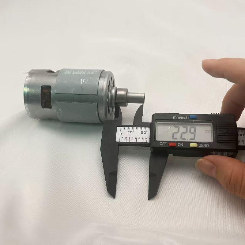 Equipped with Dayi lithium battery hair dryer motor 775 21V suction fan motor all copper rechargeable fan 04907