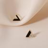 V-Shaped Stud Earrings for Women - Trendy, Elegant, Versatile Design