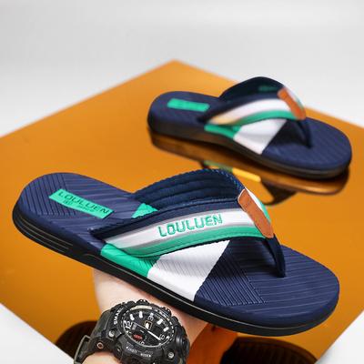 Vietnamese Flip-flops Men's 2025 Summer Wear Non-slip Soft Bottom Wear Pinch Feet Fashion Beach Men's Cool Slippers