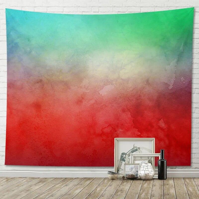 Tapestry Gradient Watercolor Background Home Living Room Decoration Hanging Cloth