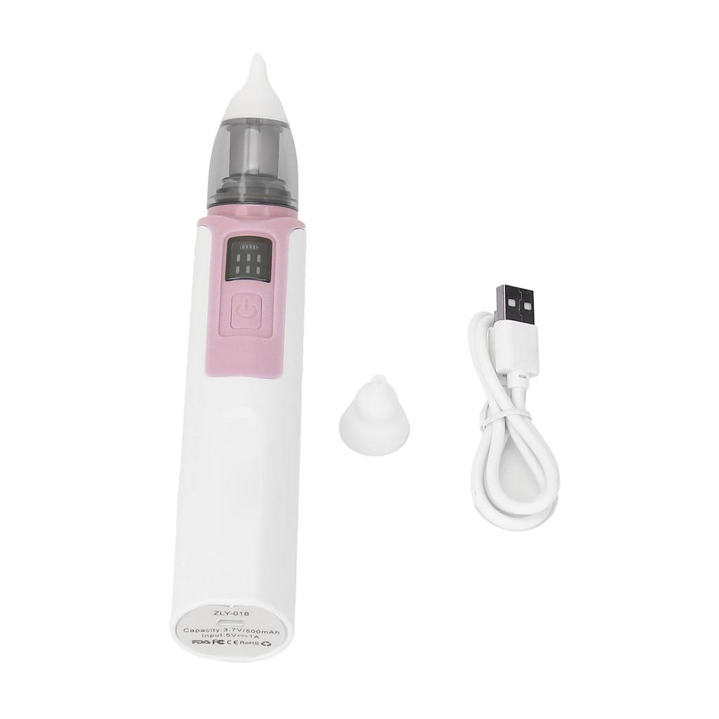 Baby Nasal Aspirator USB Charging Baby Electric Cleaning Up Stuffy Nose Sucking Nose Sucker ArtifactPink