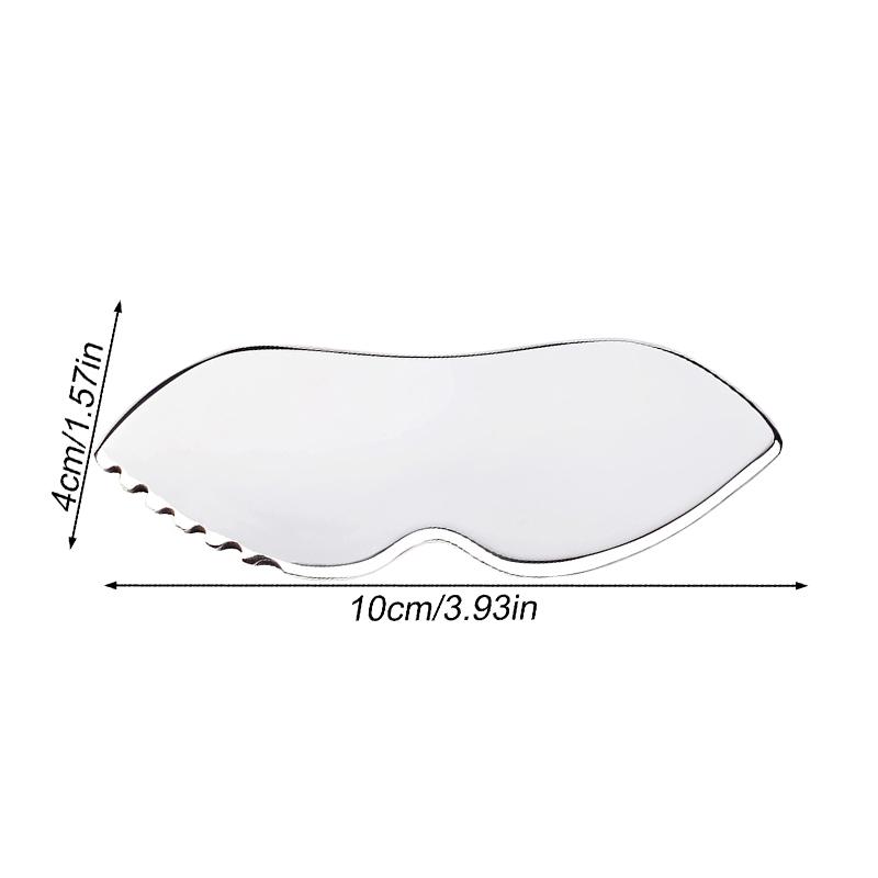 1pcs  Stainless Gua Sha Tools Steel Scraping Massage Tool Facial Massage Tools for Relaxing Soft Tissue, Reduce Head, Neck