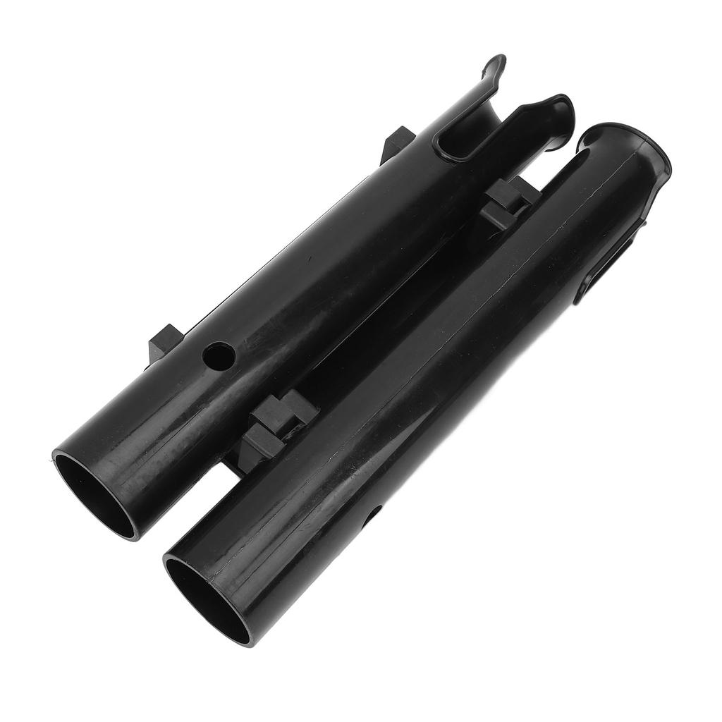 Fishing Rod Holder Bracket Plastic Secure Fixation Portable 2 Tube Fishing Rod Holder Rack for Motorcycle Electric Bike