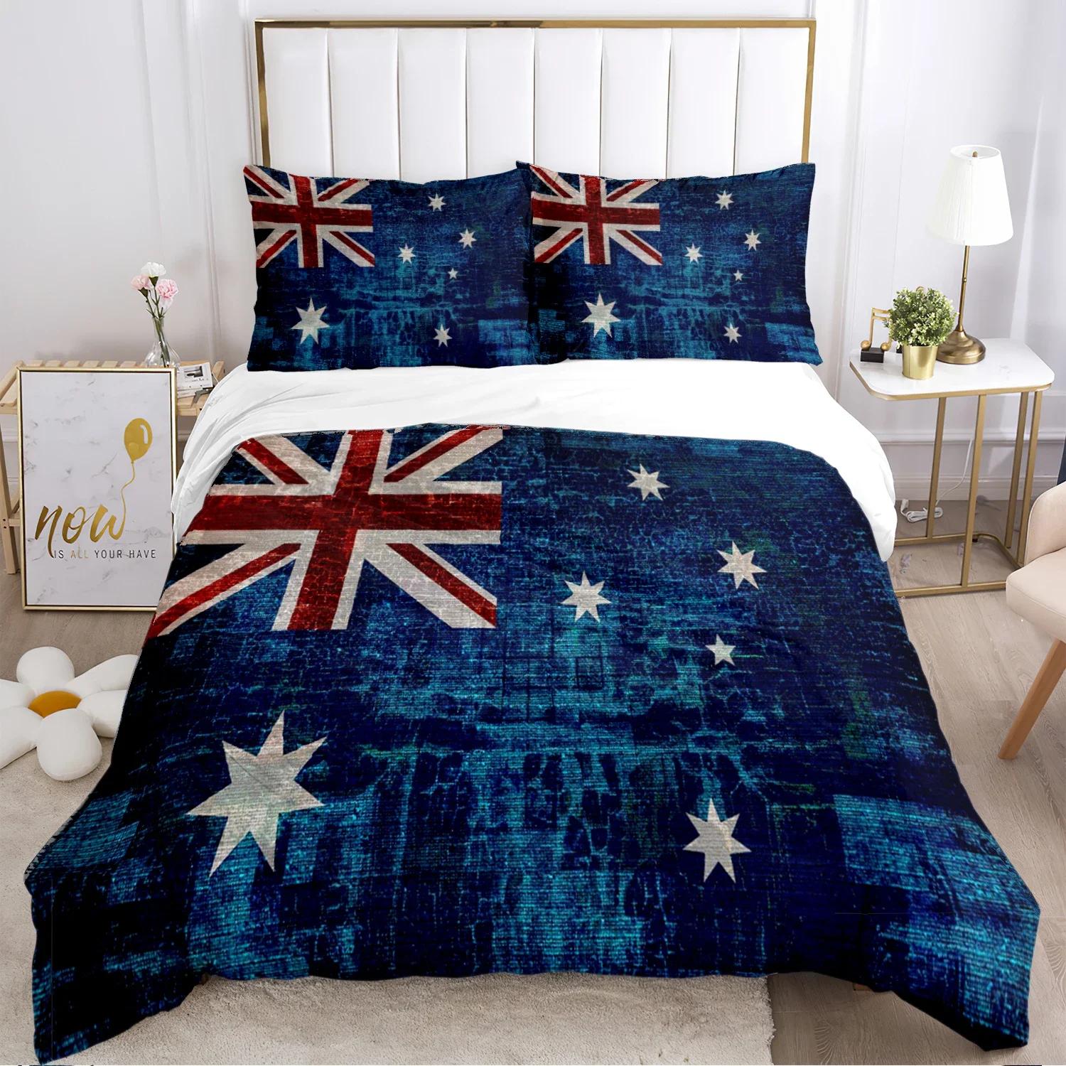 

Национальный флаг США Великобритании Цифровой полиэстер Пододеяльник Постельные комплекты Мягкий чехол для одеяла и наволочки для подростков Односпальный/Двуспальный/Королевский/Кинг EU Twin(135x200cm) чистый