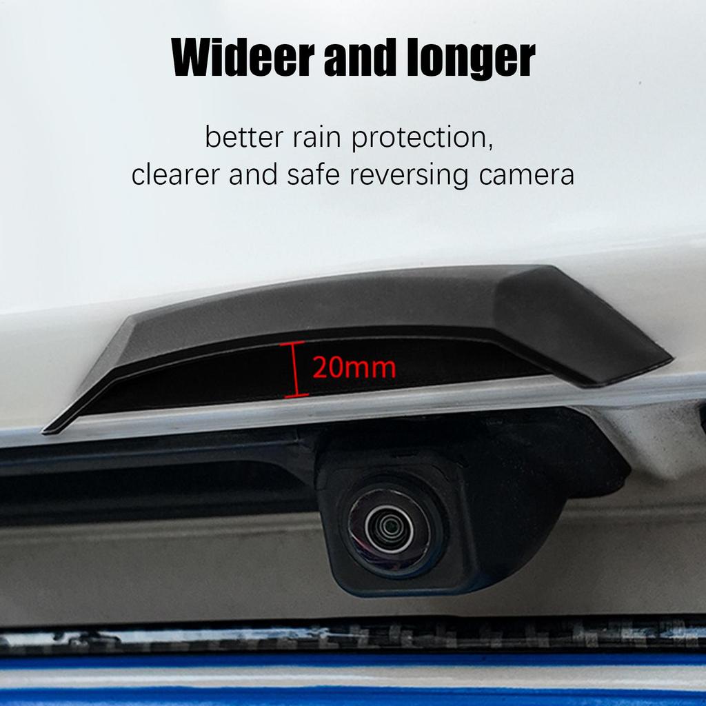 Car Reverse Camera Rain Shield Car Reversing Mirror Camera Rain Shade Cover Rainproof Waterproof Shield Car Exterior Accessories