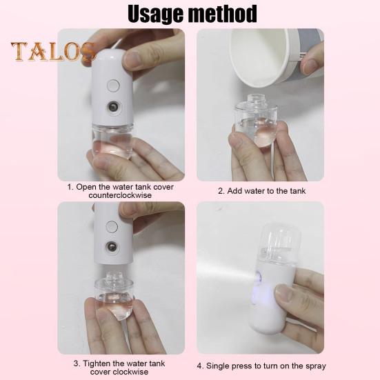 Mini-Reisedampfer, wiederaufladbarer, schnurloser Handdampfer, tragbarer 30-ml-Wassertank, kleiner Kleiderdampfer für zu Hause