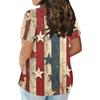 Women's Large Size T-Shirt Casual Tie-dye Round Neck Short Sleeve Top
