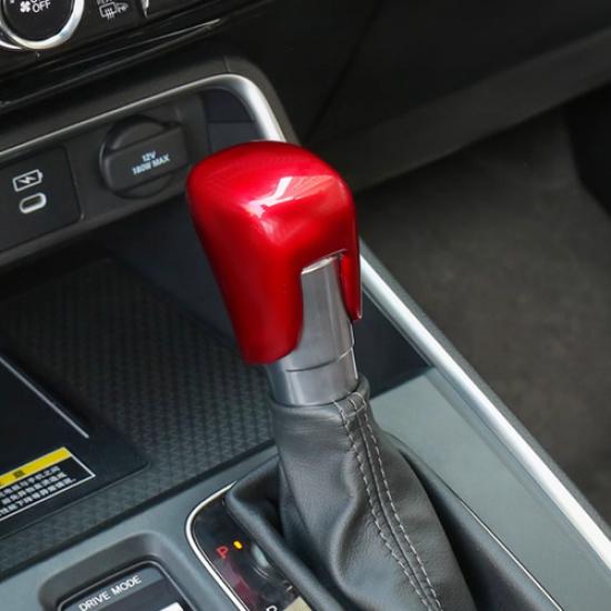Red Gear Shift Knob Cover Trim 1pcs For Honda Accord -2025