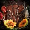 Superaura 3D Copper Elephant DND Vintage Leather Journal Writing Notebook with 200 Pages A5 Journal Diary,Antique Handmade Diary