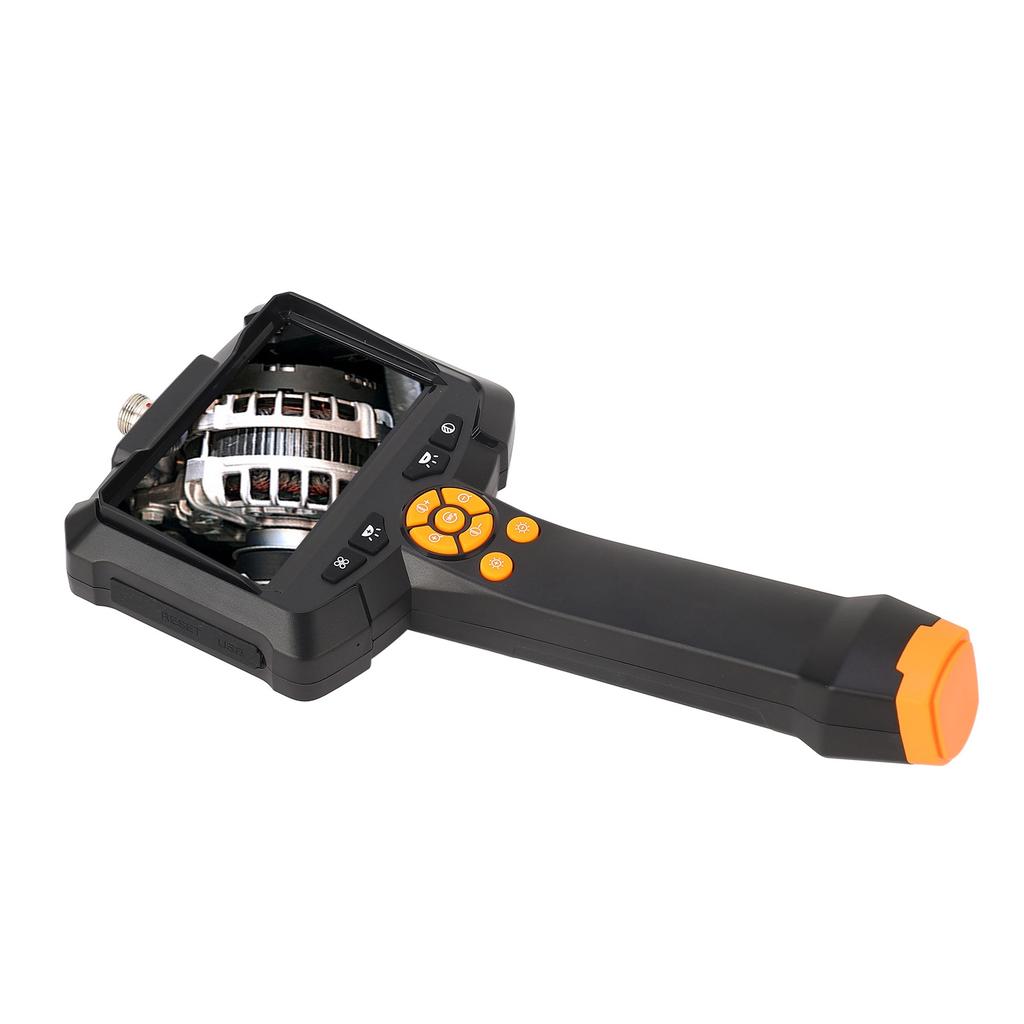 4.3in Endoscope Camera LCD Display Water Resistant 1080P HD Inspection Camera with 8 LED Lights for Tube Car Repair