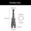 Butterfly Bolt Socket Wrench 1/4inch 6.35mm Hex Shank Socket Adapter Nut Electric Screwdriver Hand Tool