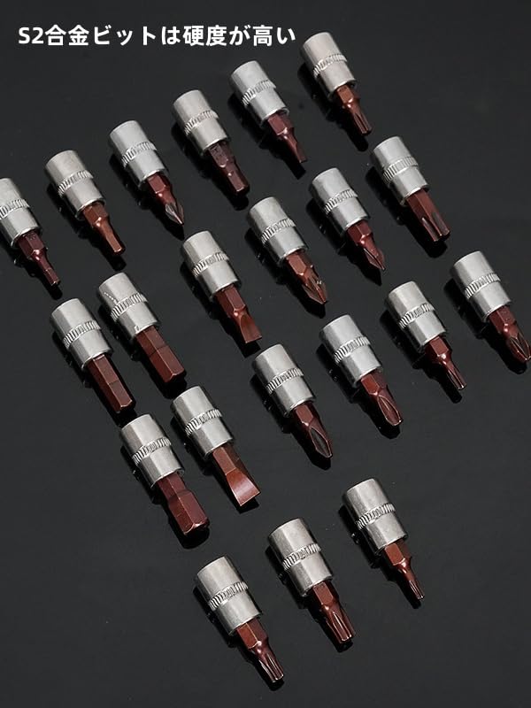 Korekaou Socket Wrench Ratchet Wrench Car Sleeve Ratchet and Socket Driver Combination for Automotive and Car Maintenance Alloy 46-Piece Set, Set,