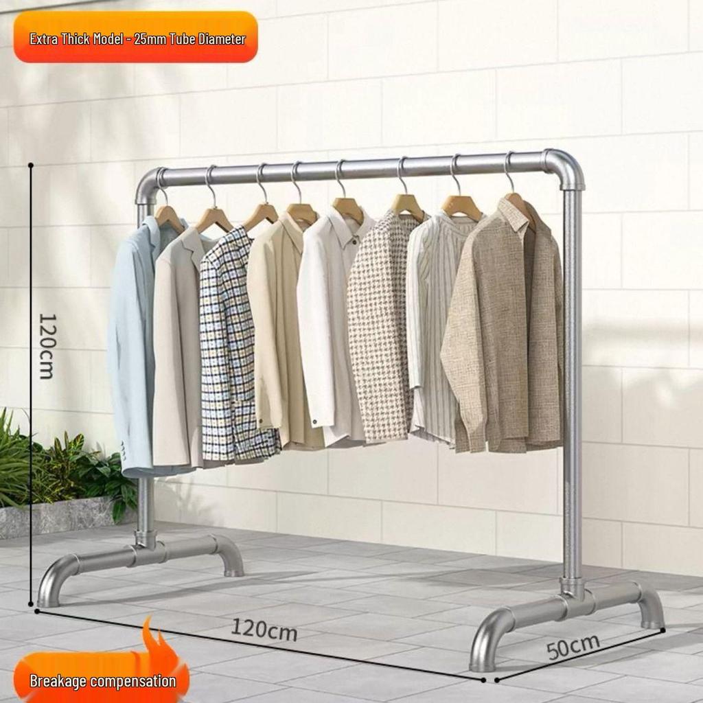 Stainless Steel Floor-Standing Drying Rack for Clothes