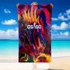 Quick Dry Beach Towel Csgo Pattern, Lightweight Absorbent Towel for Pool Beach Vacation Use