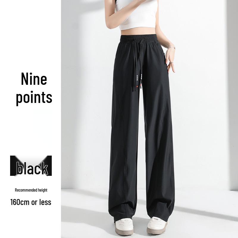 

Women s Summer Ice Silk Quick-Dry Sports Pants - Narrow Straight or Wide Leg Styles Available XXL