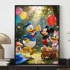 Disney Diamond Painting Kit Mickey Donald Daisy Garden Party Wall Decor Handmade Art Gift