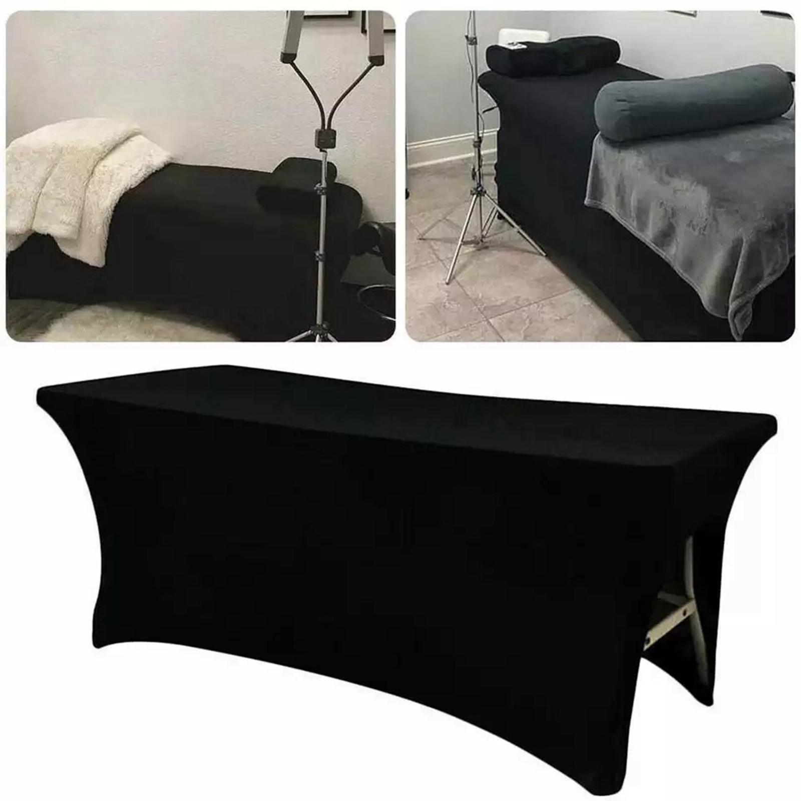 

Bed Cover, Special Stretchable for Eyelash Extension Salon SPA Massage Tablecloth Deco чорний