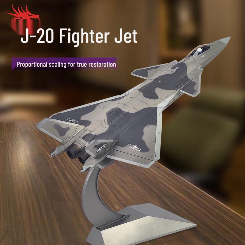 J-20 Fighter Jet Scale Model